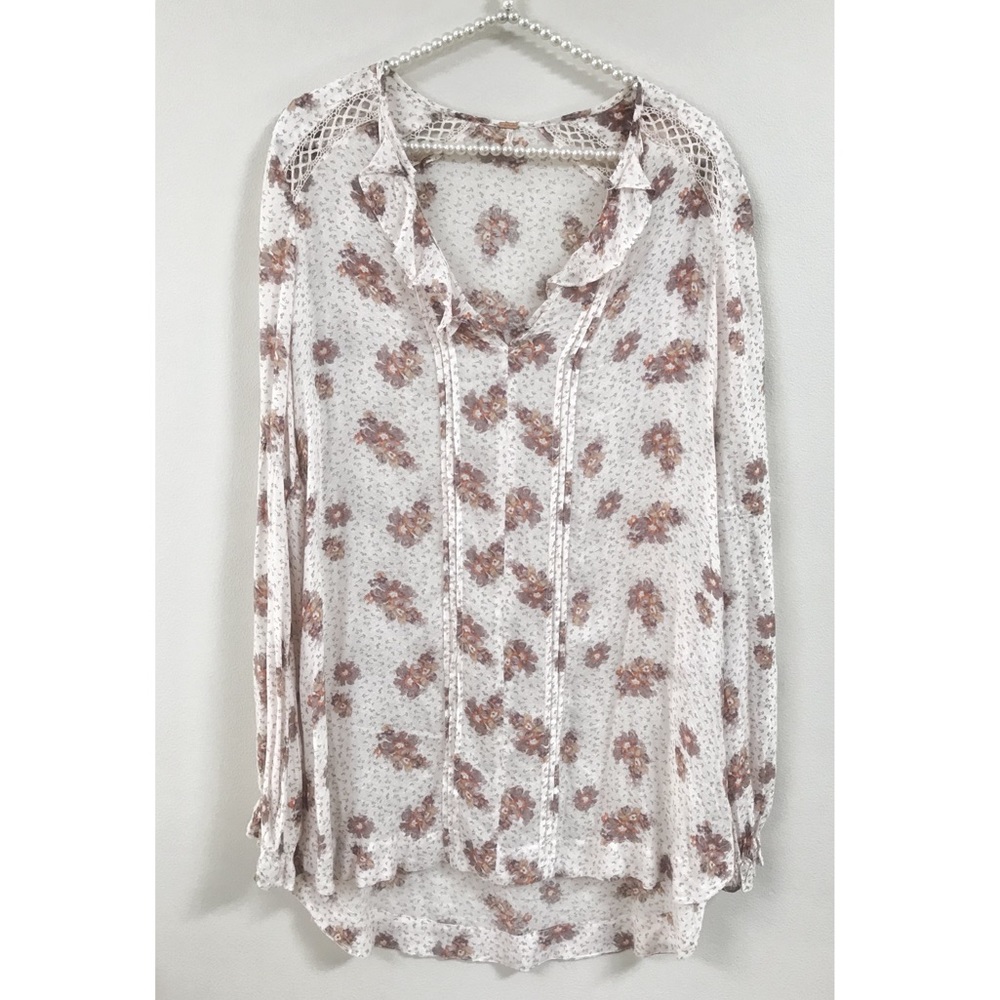 •Free People• Flowy Tunic Top
